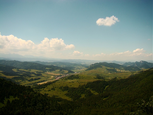 Pieniny (widok z Wysokiej)