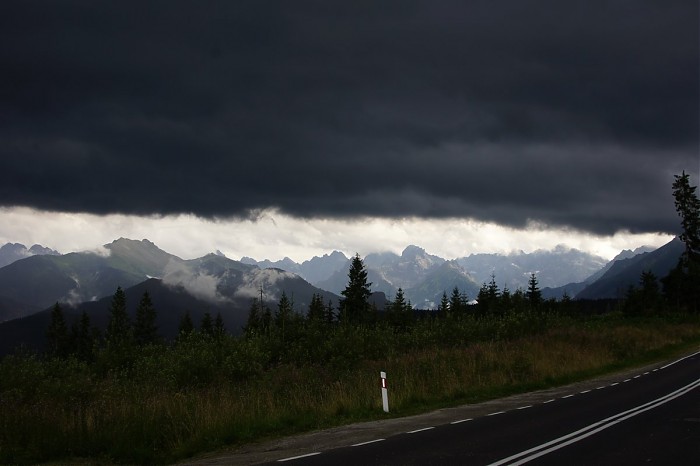 Tatry z drogi